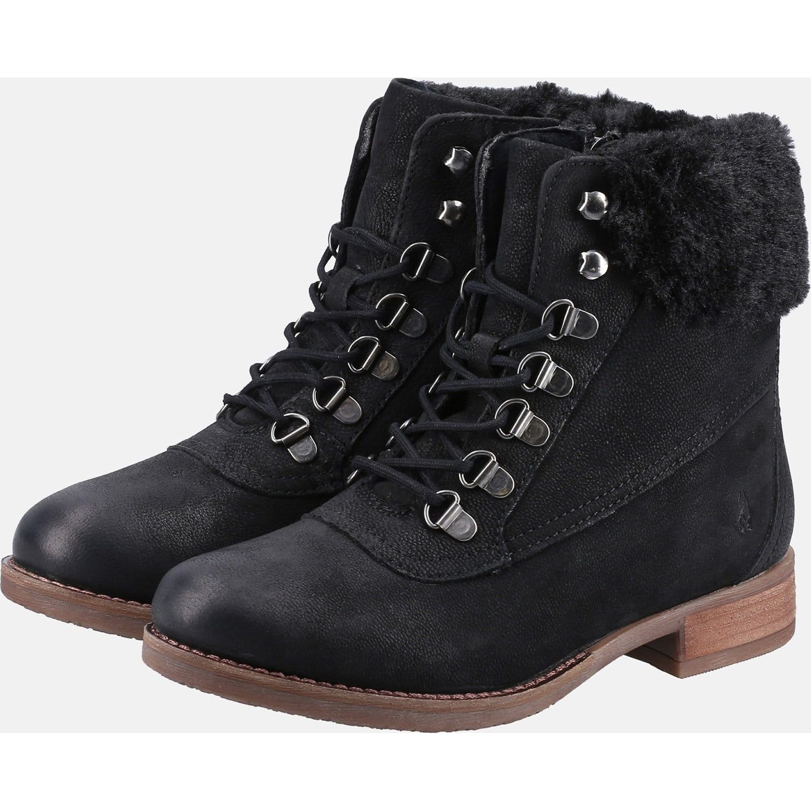 Hush Puppies Hush Puppies Women's 'Effie' Leather Boot in Black - 4