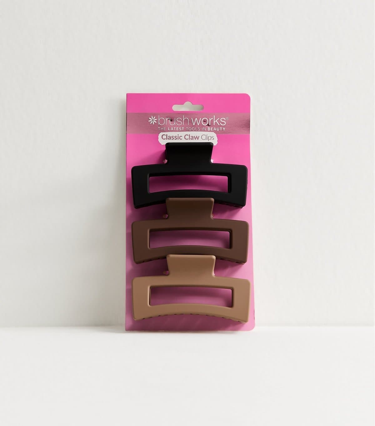 Brushworks Neutral Square Claw Clips Brushworks New Look