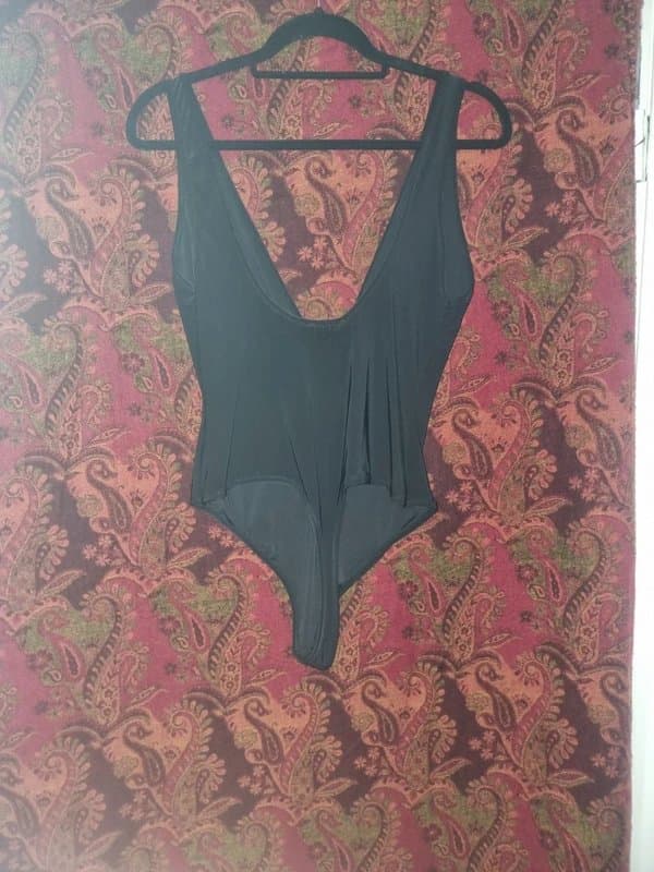 Club L Club L black bodysuit top