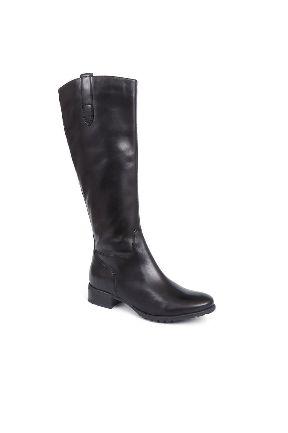Jones Bootmaker Jones Bootmaker Women's Cinzia Leather Riding Boots in Black
