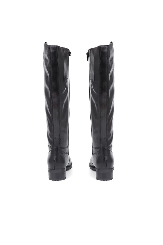 Jones Bootmaker Jones Bootmaker Women's Cinzia Leather Riding Boots in Black - 3