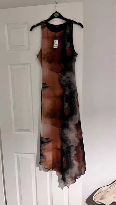 New Look Size 10 New Look Chiffon Dress Fully Lined