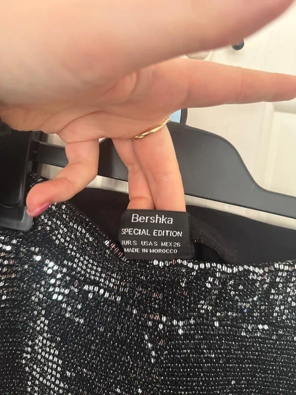 Bershka NEW Bershka sequin flares 8-10