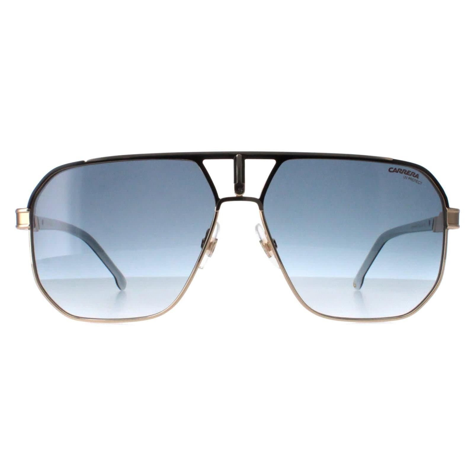 Carrera Carrera Men's Aviator Black Gold Dark Blue Gradient 1062/S