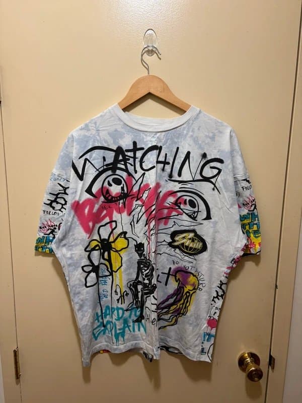 Bershka Bershka multicoloured graphic tee