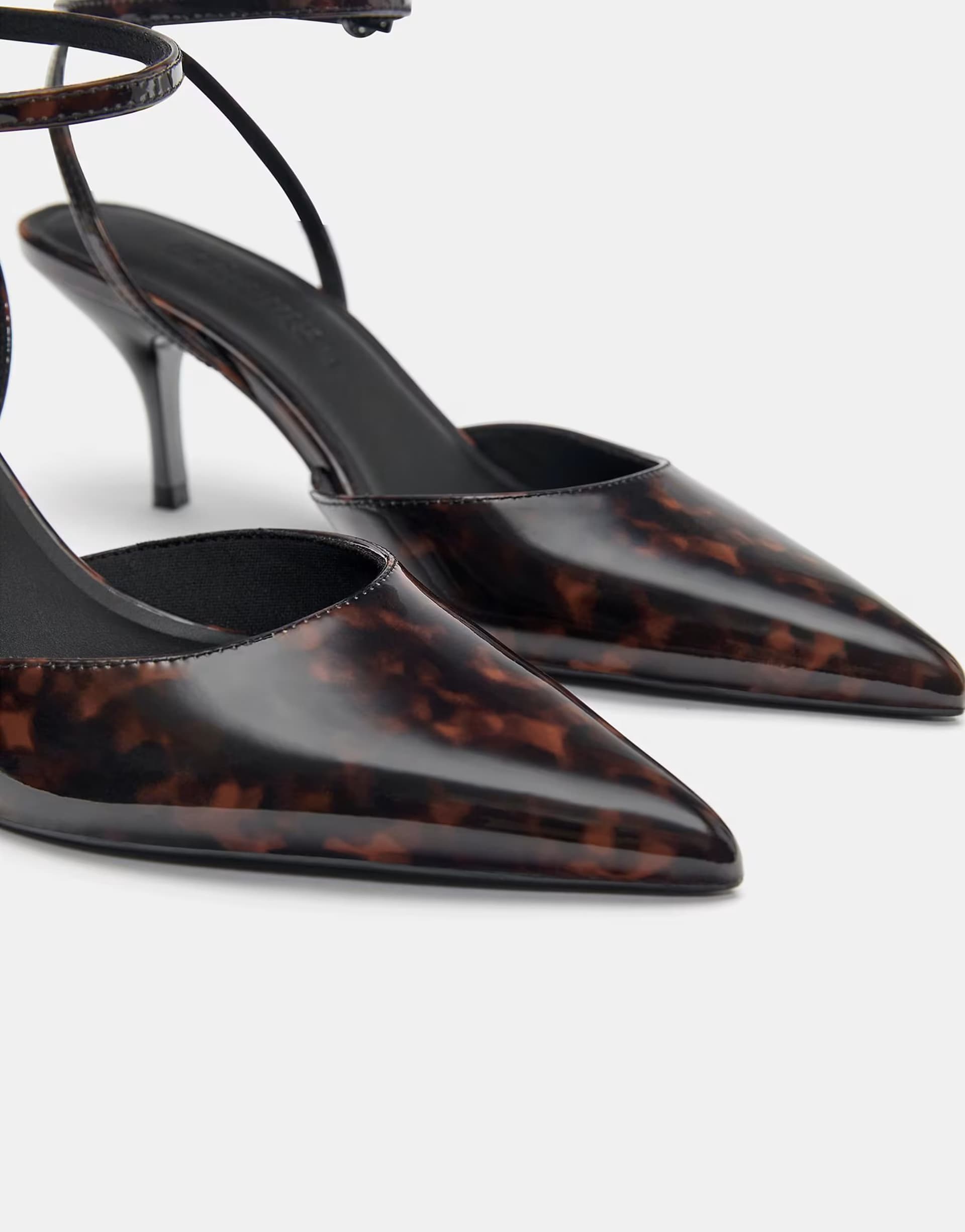 ASOS Pull&Bear Slingback high heels in brown