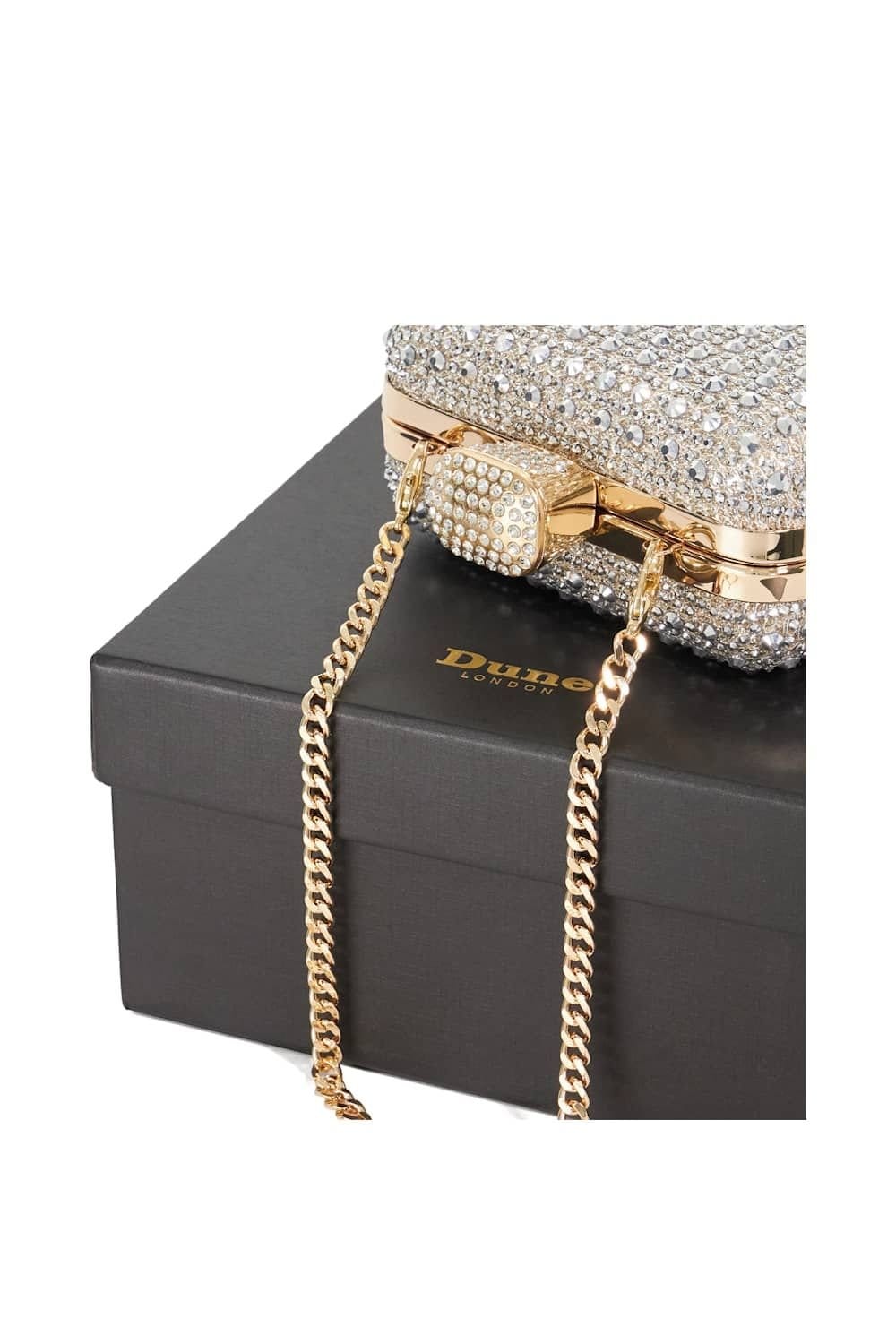 Dune London Dune London Women's 'Elida' Clutch in Metallics - 4
