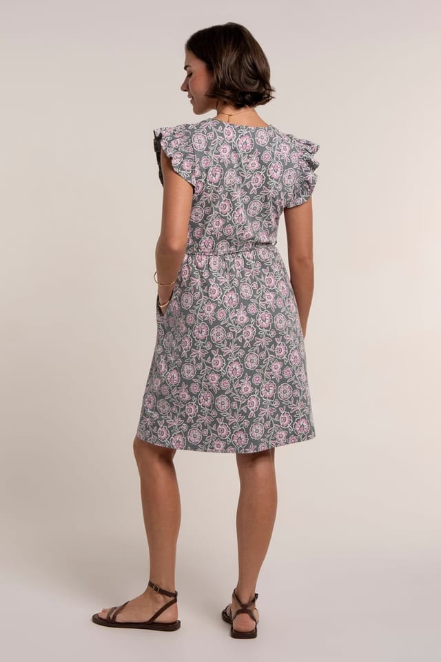 Brakeburn Brakeburn Women's MANOELA DRESS in Khaki - 2
