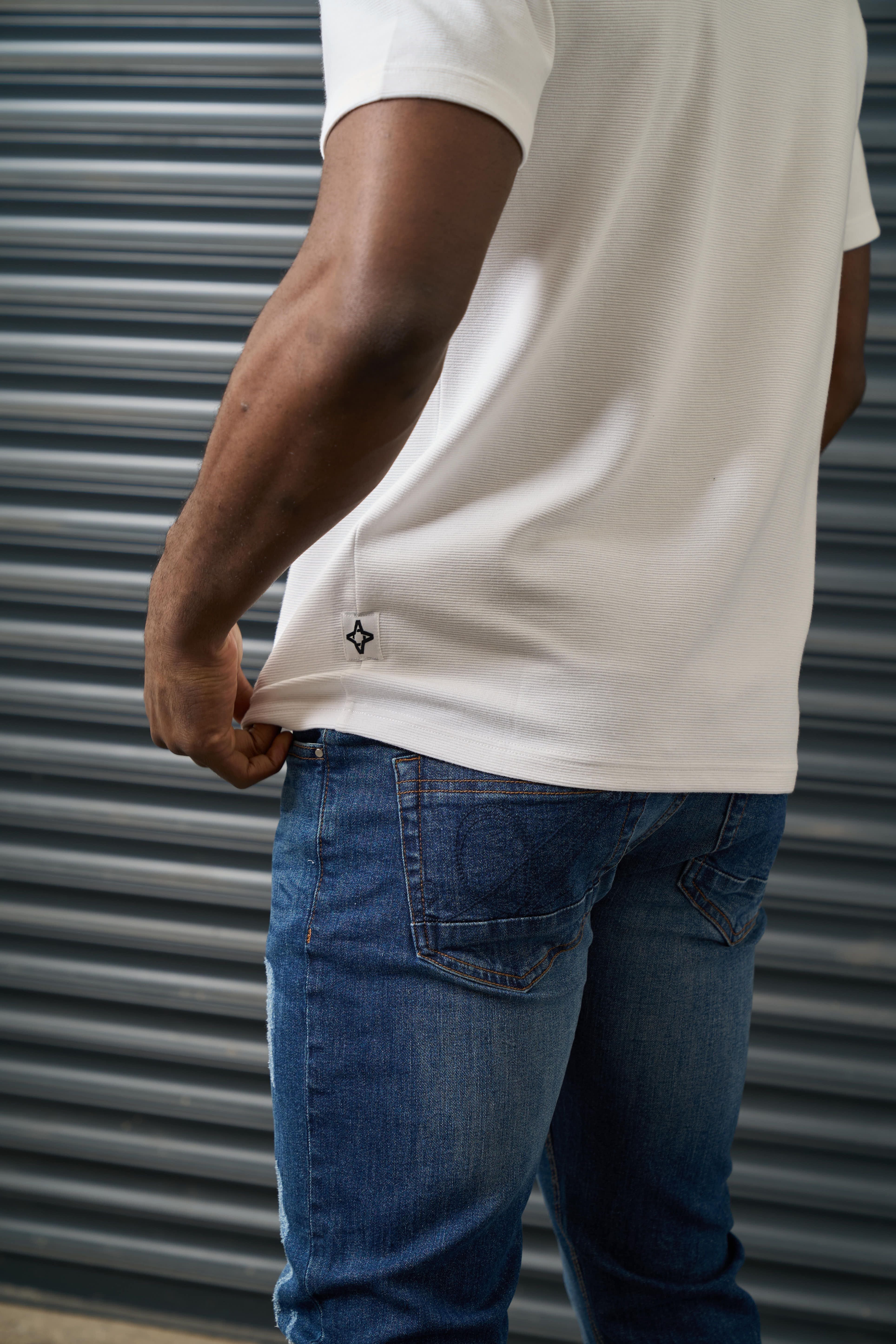 Archive Design Studios Archive Design Studios Men's Rekar T-Shirt in White - 4