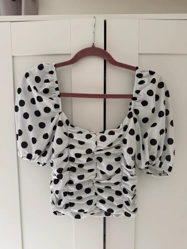 ASOS Design Polka Dot Top