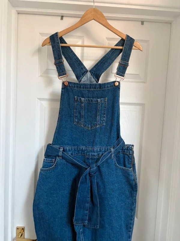 New Look Lovely Women’s New Look Blue Denim Dungarees Coveralls size 18