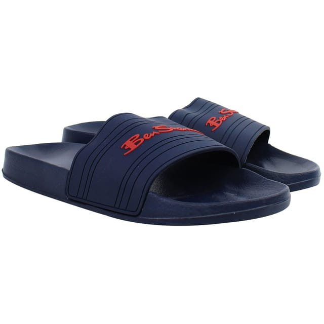 Ben Sherman Ben Sherman Men's Southend Navy Sliders - 2