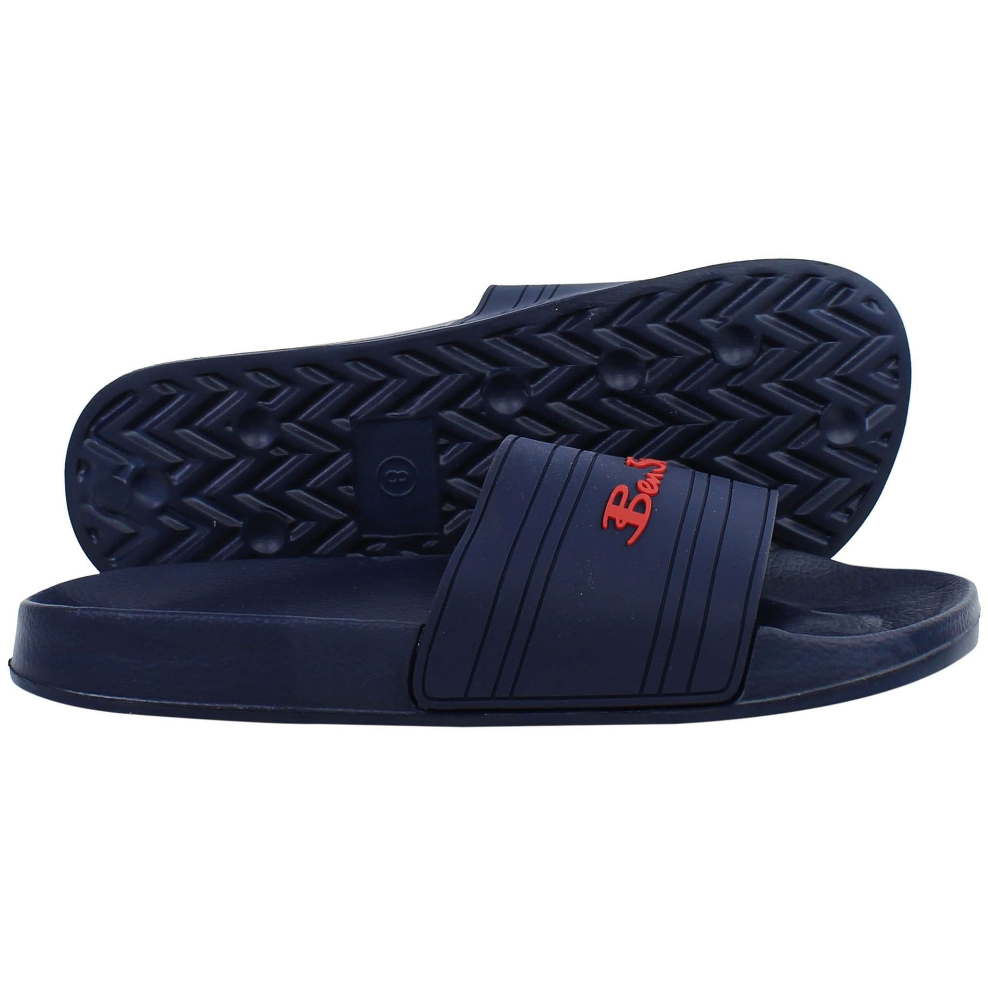 Ben Sherman Ben Sherman Men's Southend Navy Sliders - 4
