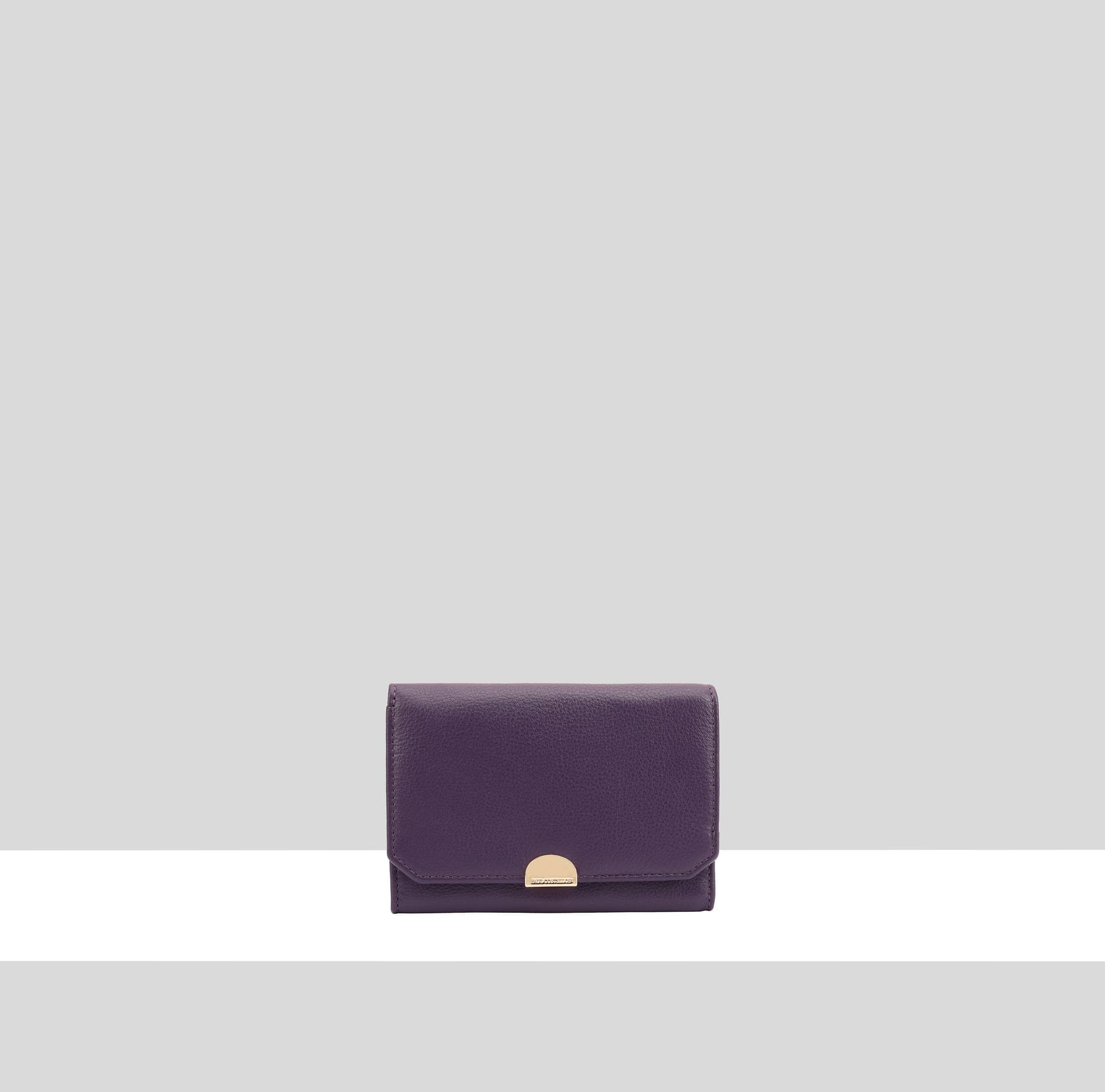 Paul Costelloe Paul Costelloe Dark Mauve Leather Card & Note Case