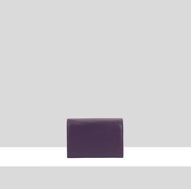 Paul Costelloe Paul Costelloe Women's Nawa Card & Note Case in Dark Mauve - 2