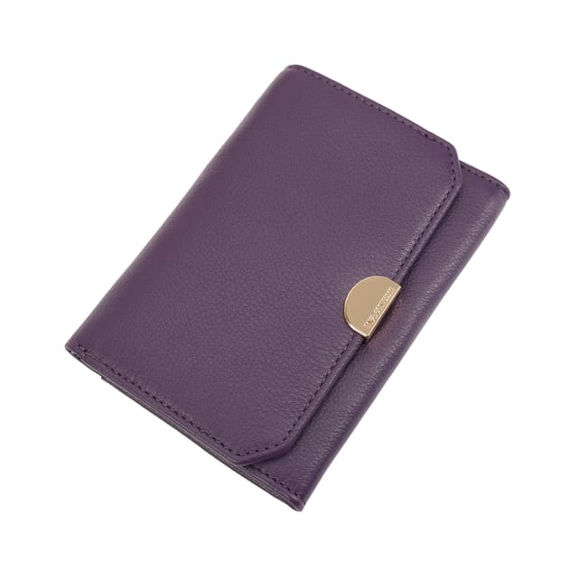 Paul Costelloe Paul Costelloe Women's Nawa Card & Note Case in Dark Mauve - 3