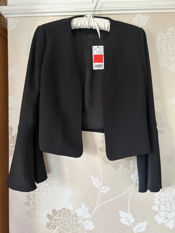 Mango Black dress jacket