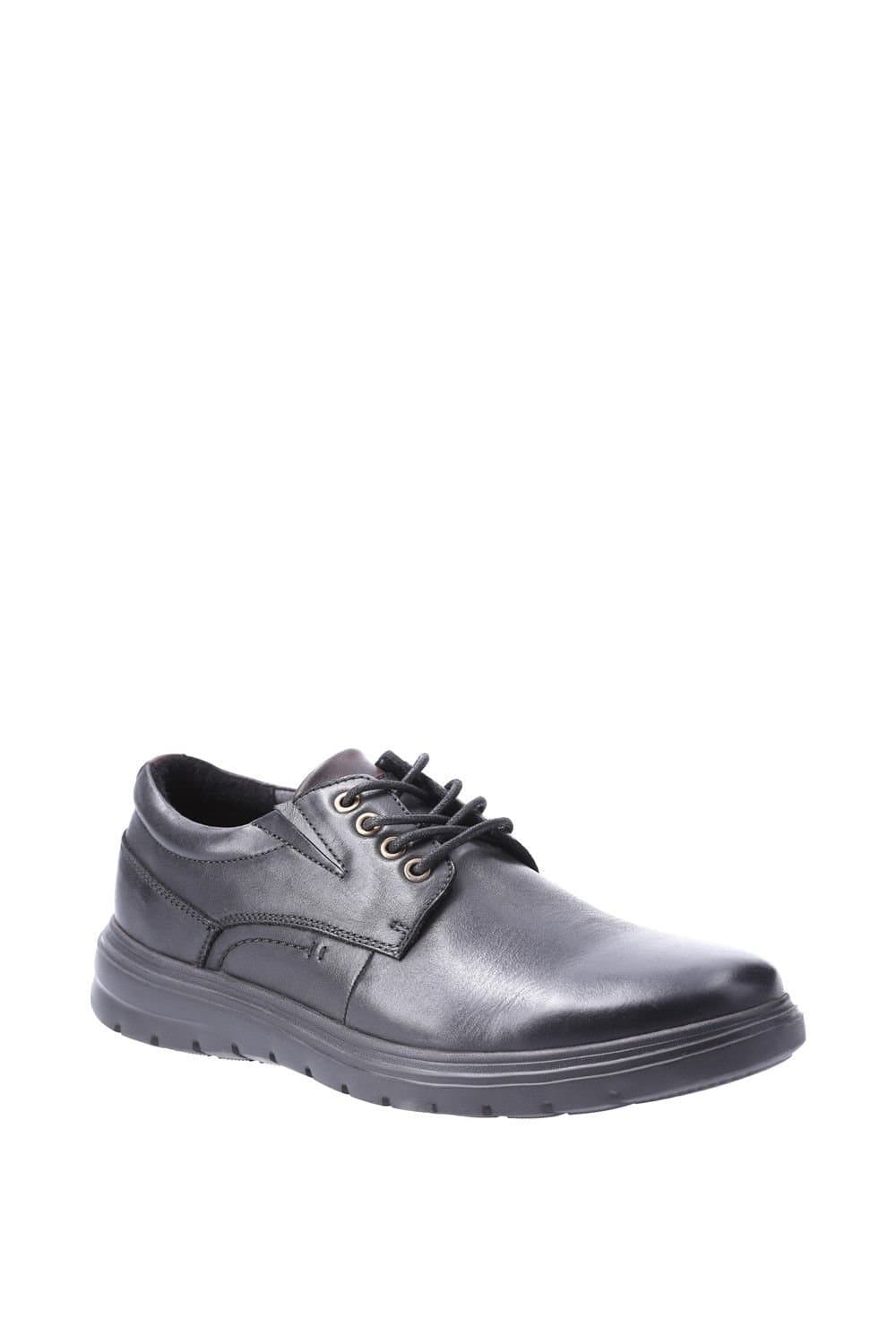 Hush Puppies Hush Puppies Black Leather Lace-Up Shoe