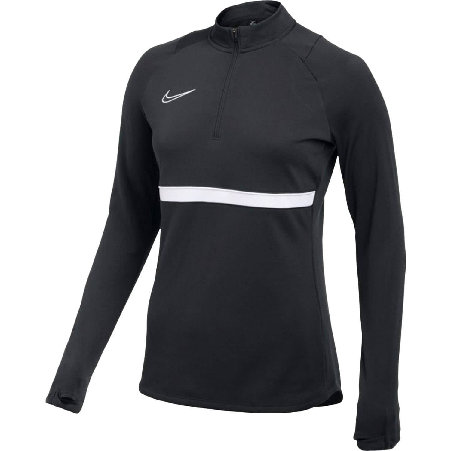 Nike Nike Women's Academy 21 Dri-FIT Quarter Zip Drill Top in Black