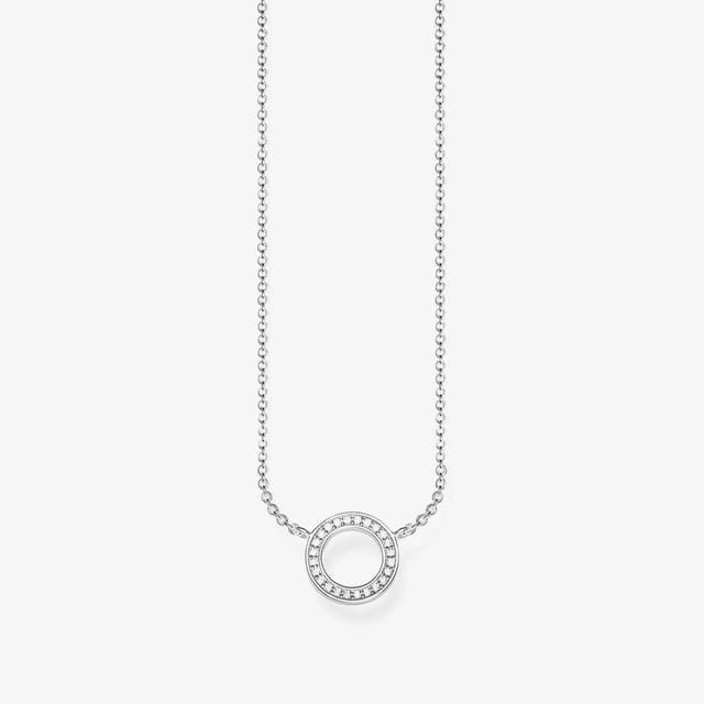 Thomas Sabo THOMAS SABO Women's Silver Open Circle Necklace KE1650-051-14 - 2