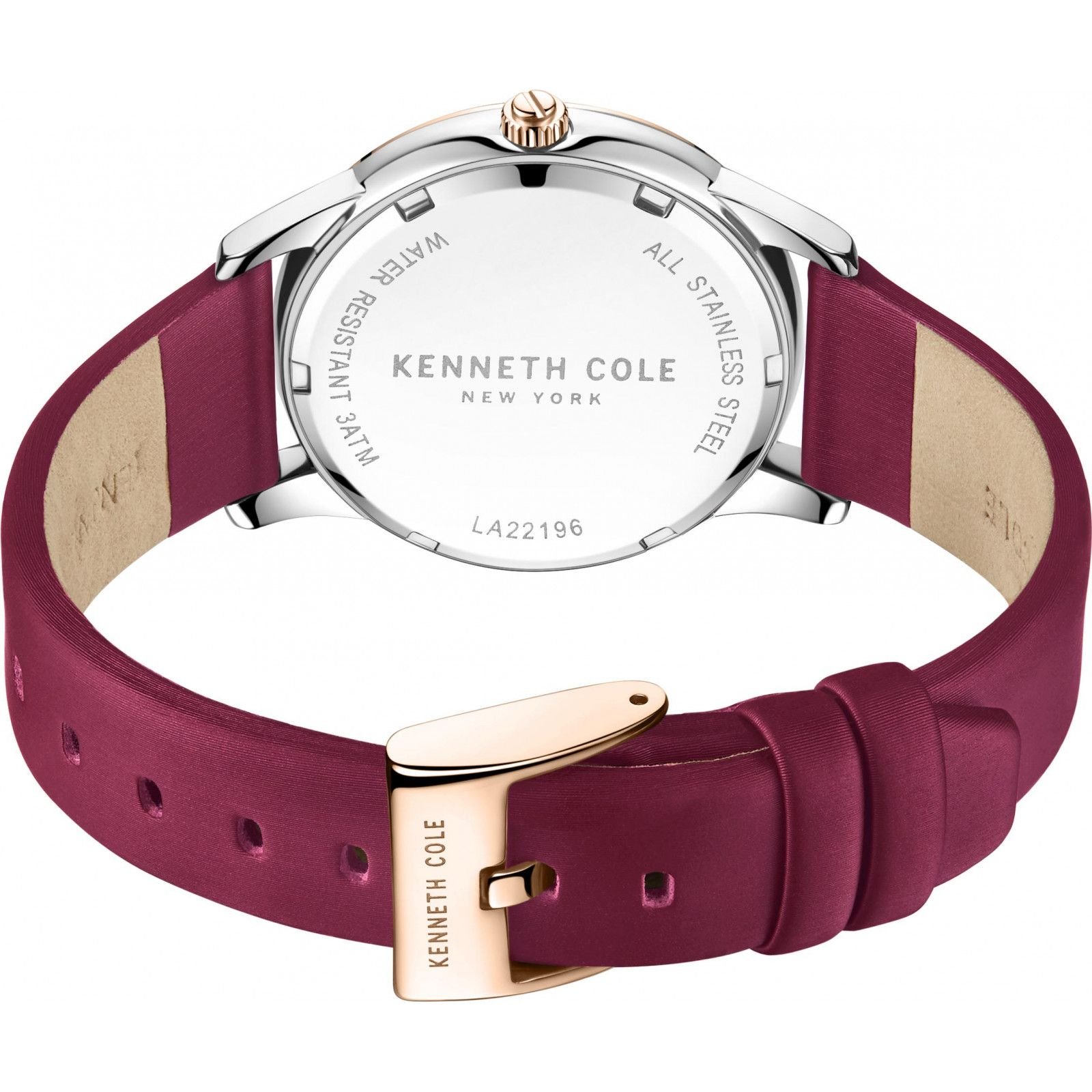 Kenneth Cole Kenneth Cole Women's KCWLA2219603 Classic 36mm Quartz Watch in Burgundy - 2