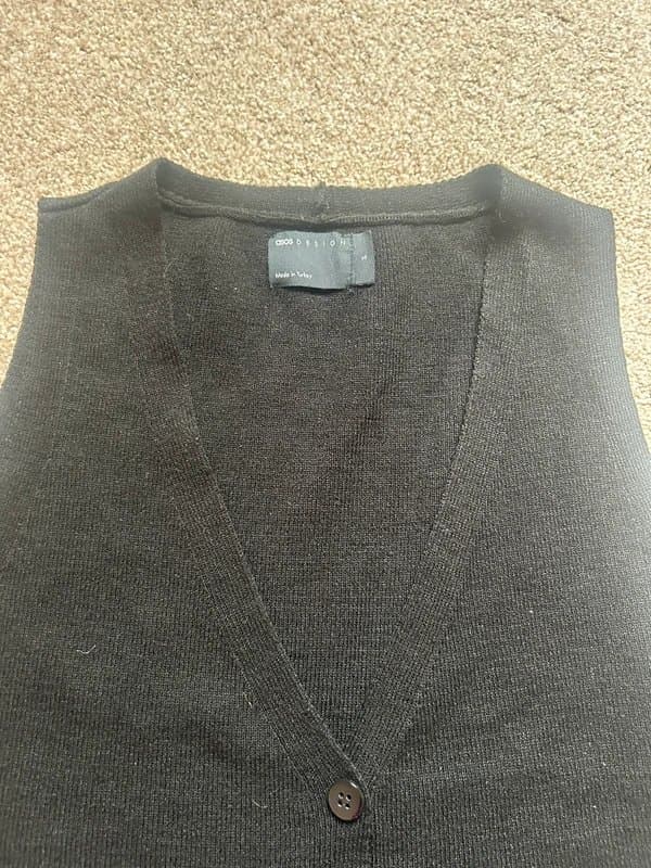 ASOS Knitted, Longline Waistcoat Top - ASOS