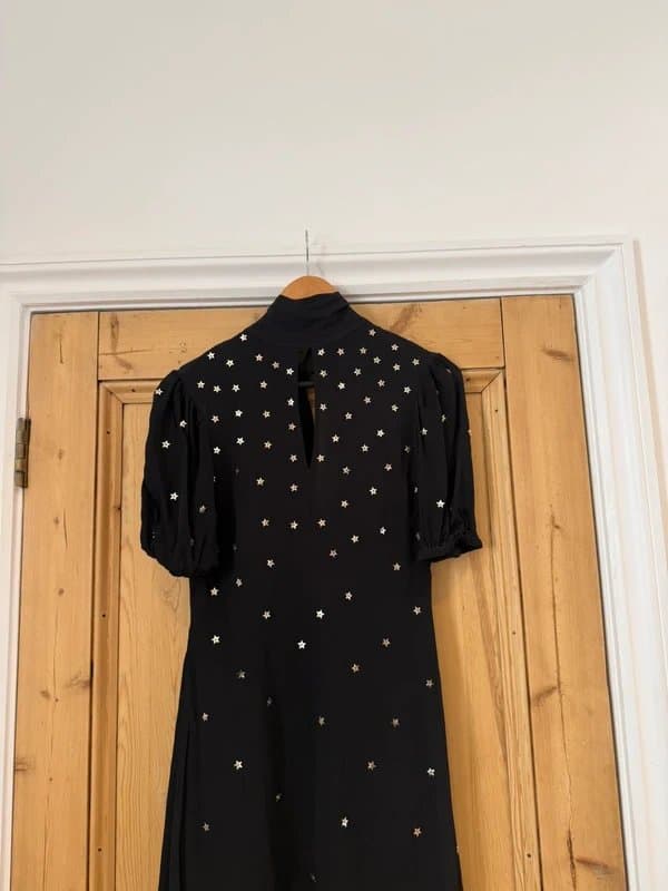Topshop Topshop black Dress Keyhole Star Sequin Embellished