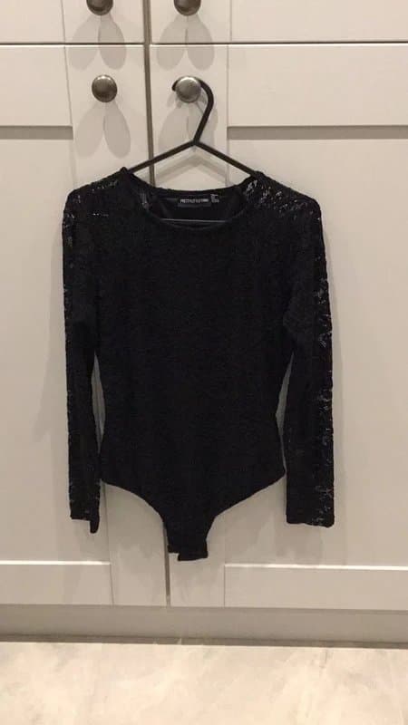 ASOS ASOS Black Lace Body Suit size 10
