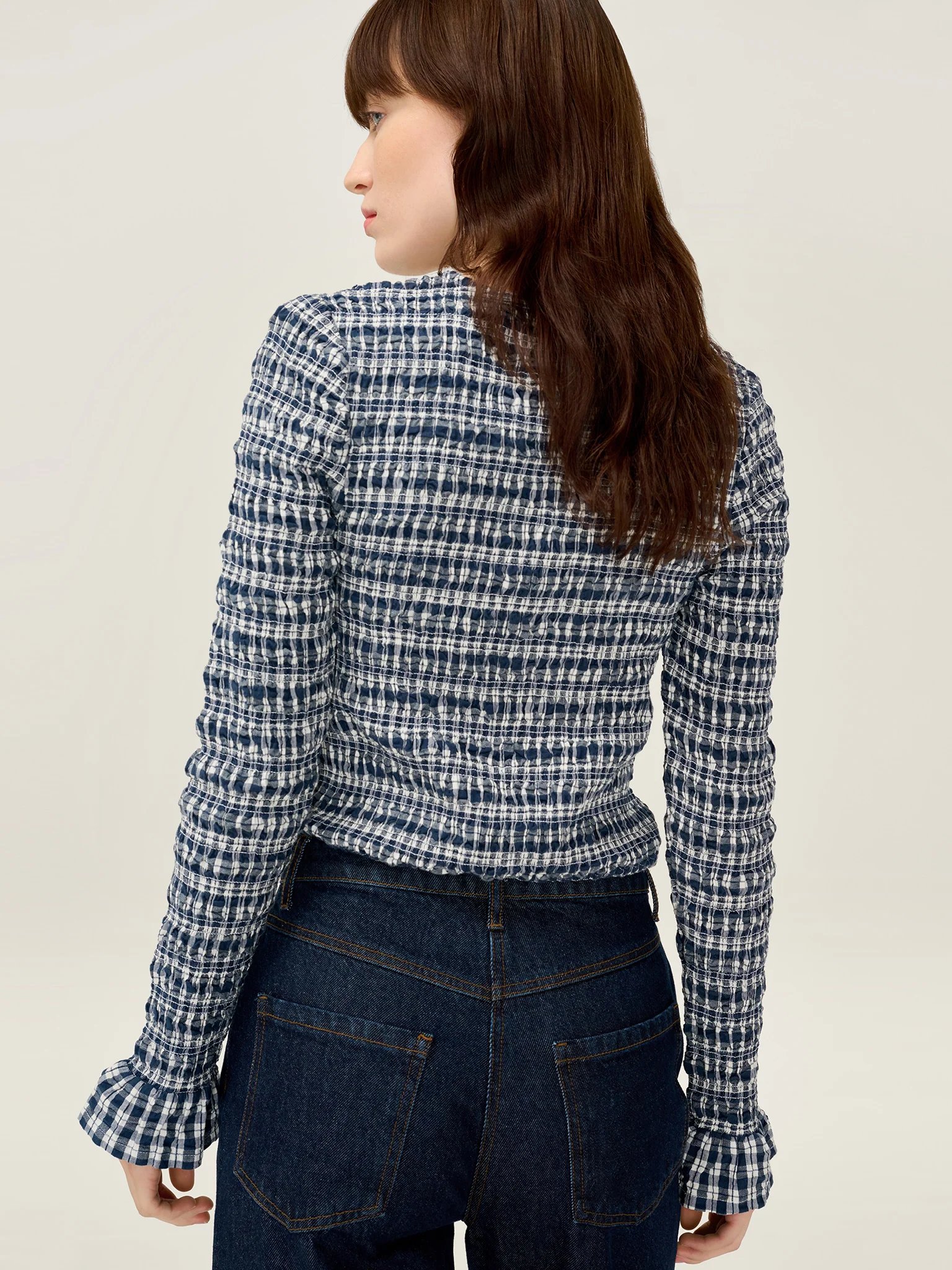 OMNES Gianna Check Top - 4