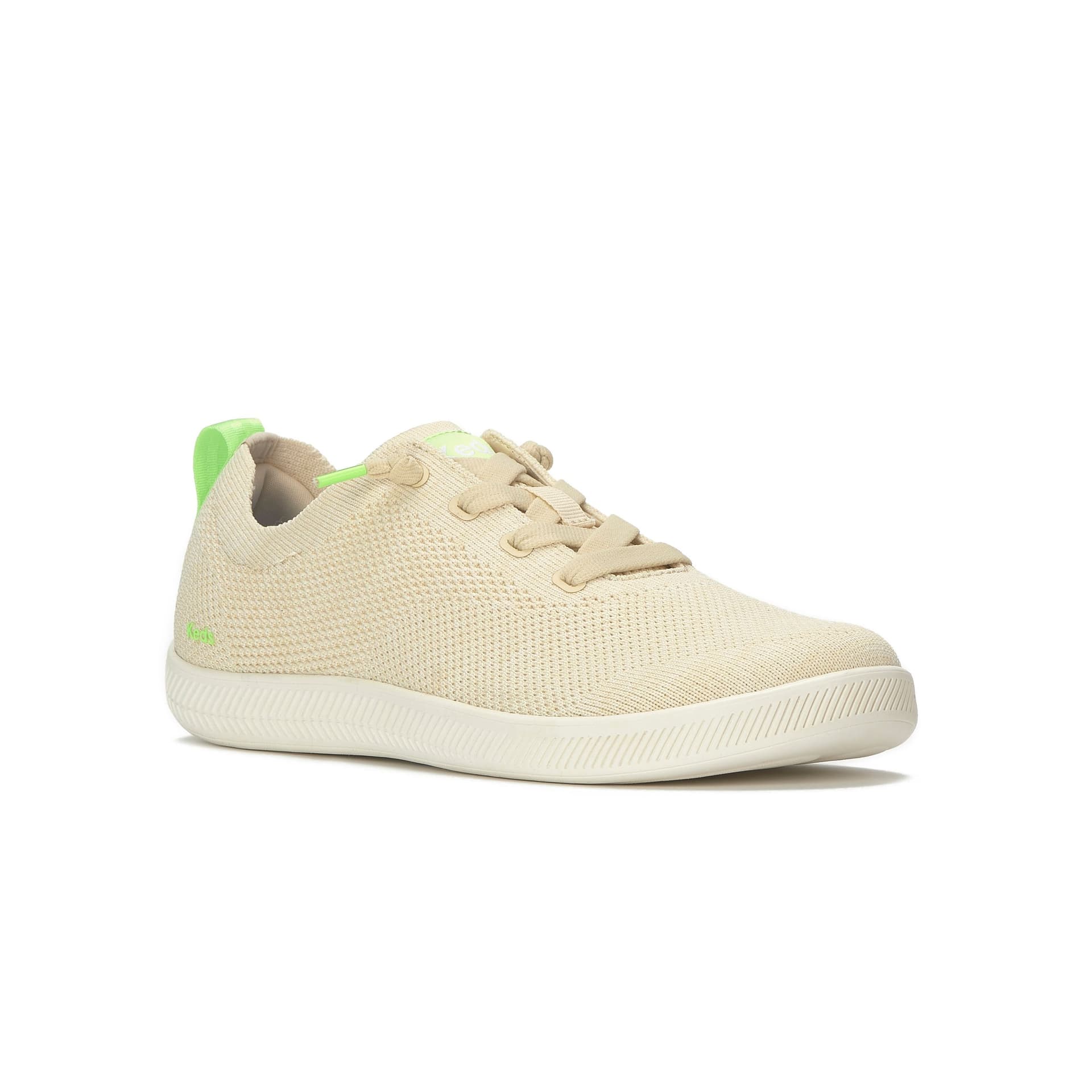 keds Keds Women's Blissmove Champ Eng Knit Sneaker in Beige