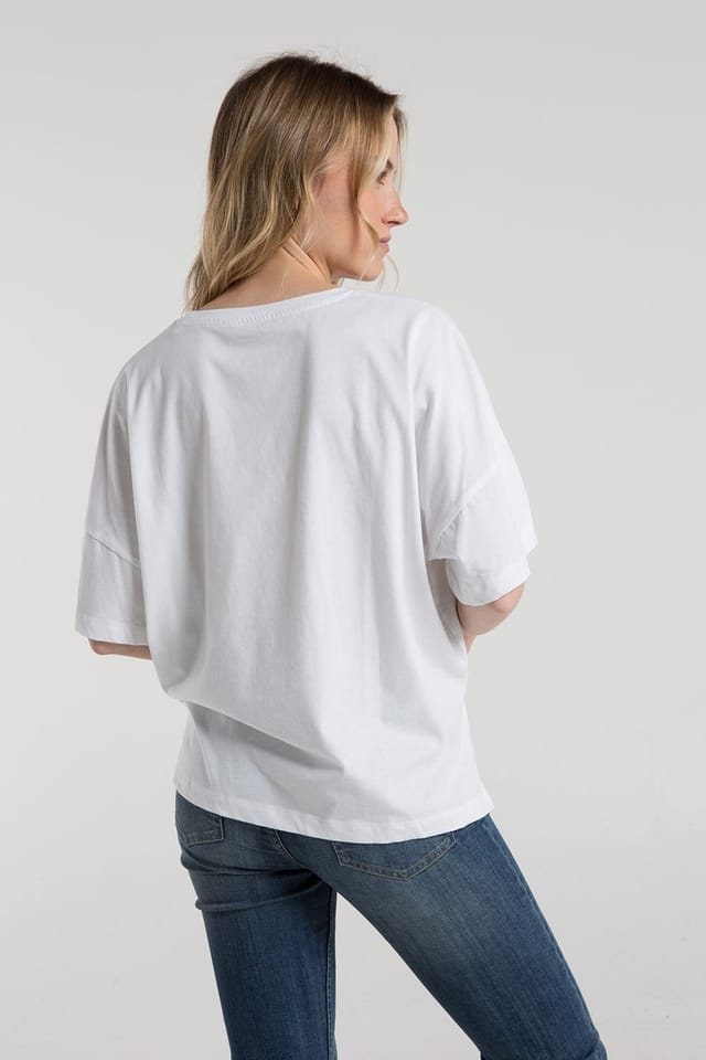 French Connection French Connection Women's 3-Pack Cotton Crew Neck Boxy Fit Short Sleeve T-Shirts in Navy - 3