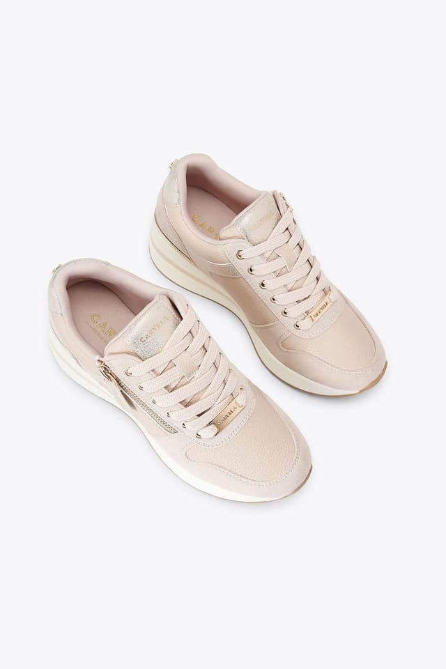 Carvela Carvela Women's 'High Rise' Trainers in Pale Pink - 2