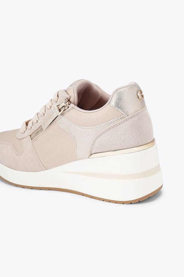 Carvela Carvela Women's 'High Rise' Trainers in Pale Pink - 3