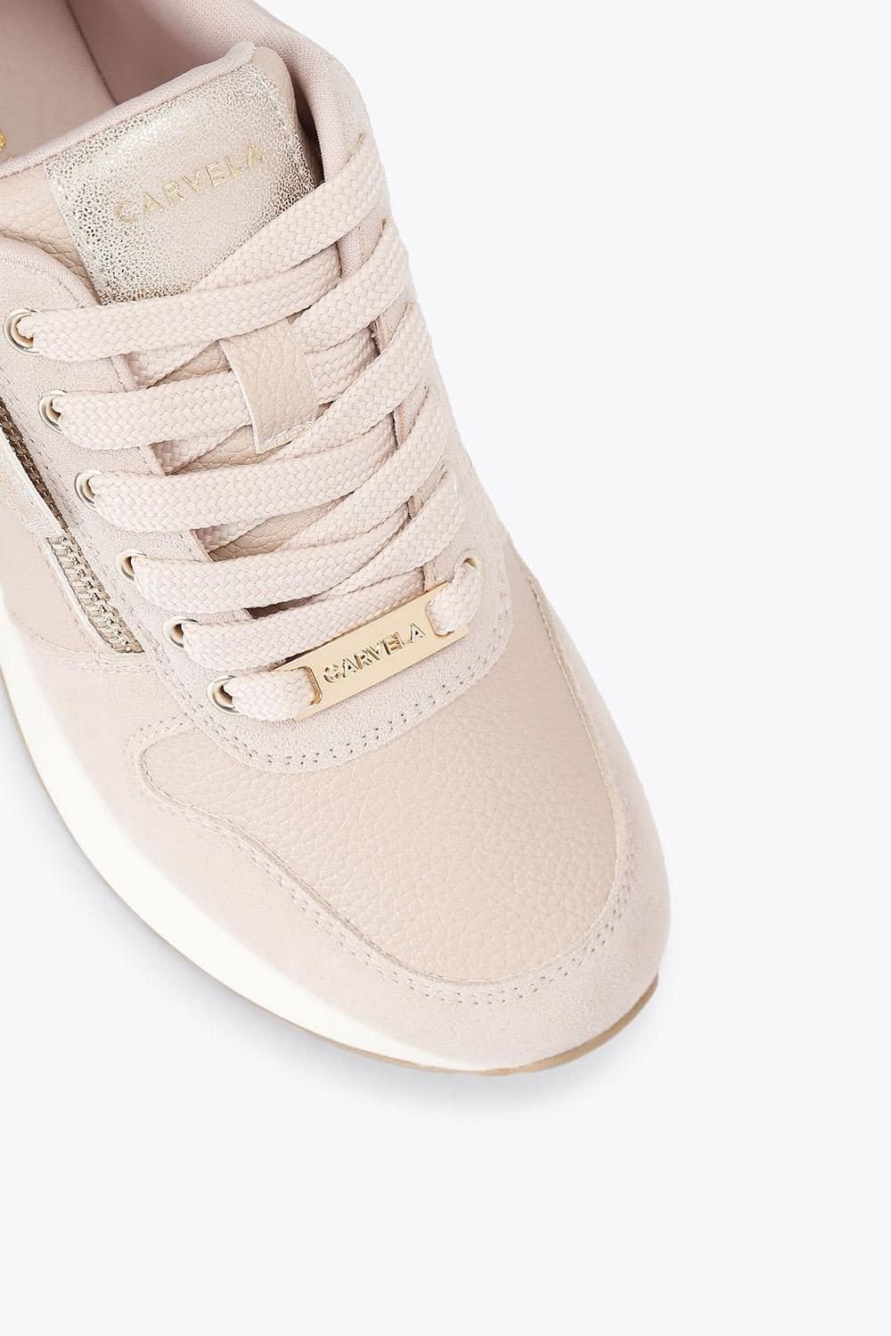 Carvela Carvela Women's 'High Rise' Trainers in Pale Pink - 4