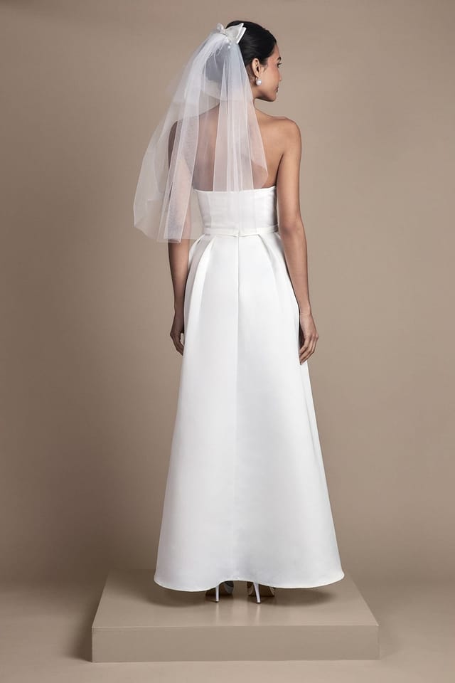 Coast Coast Women's Strapless Sweetheart Full Skirted Wedding Dress in Ivory - 3