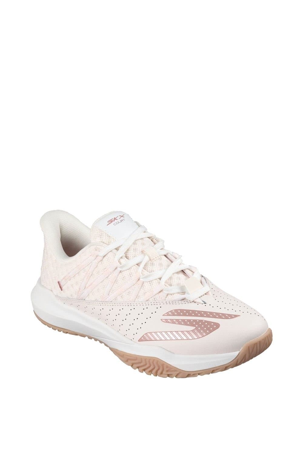 Skechers Skechers Women's Viper Court Rally Sports Trainer in Light Pink