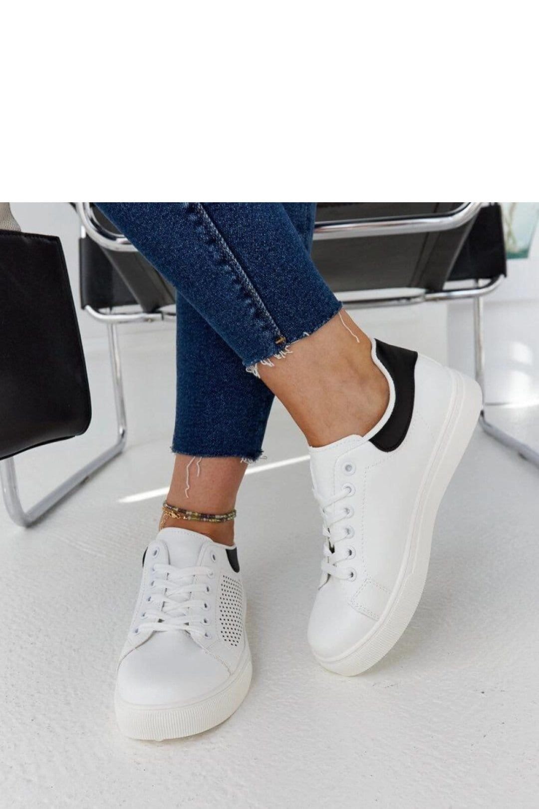 Love Lace Love Lace Women's Semhar Openwork Lace Up Sneakers with Rubber Sole Lightweight in White - 4
