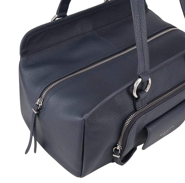 Dents Dents Women's Haworth Leather Shoulder Bag in Navy - 3