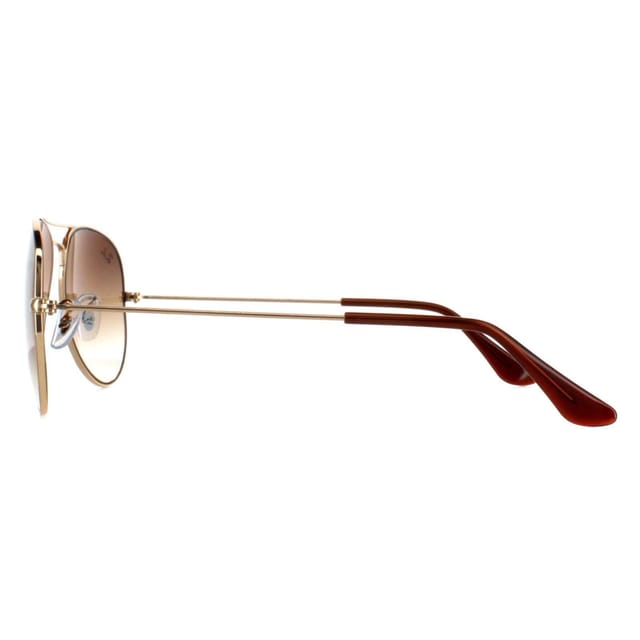 Ray-Ban Ray-Ban Men's Aviator Gold Brown Gradient Sunglasses - 3