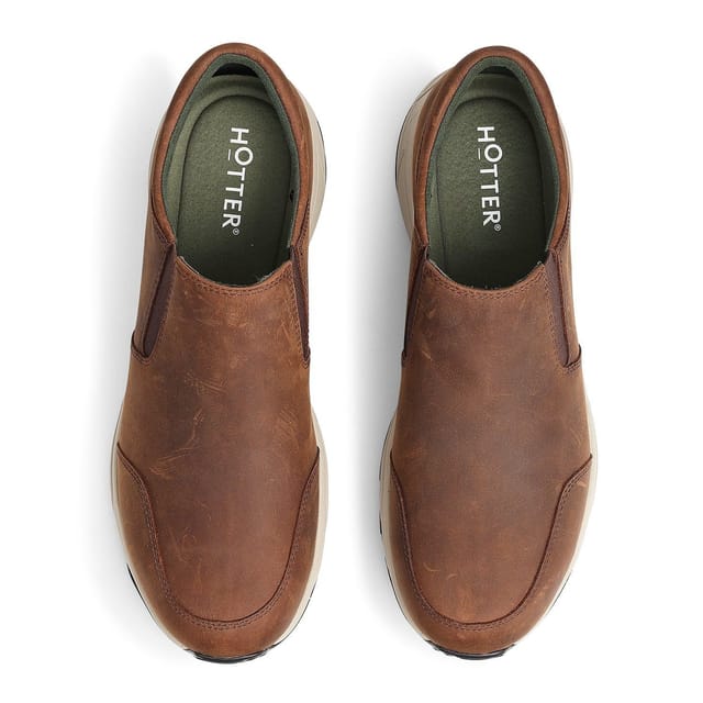 Hotter Hotter Men's 'Munro' Waterproof Shoes in Tan - 3