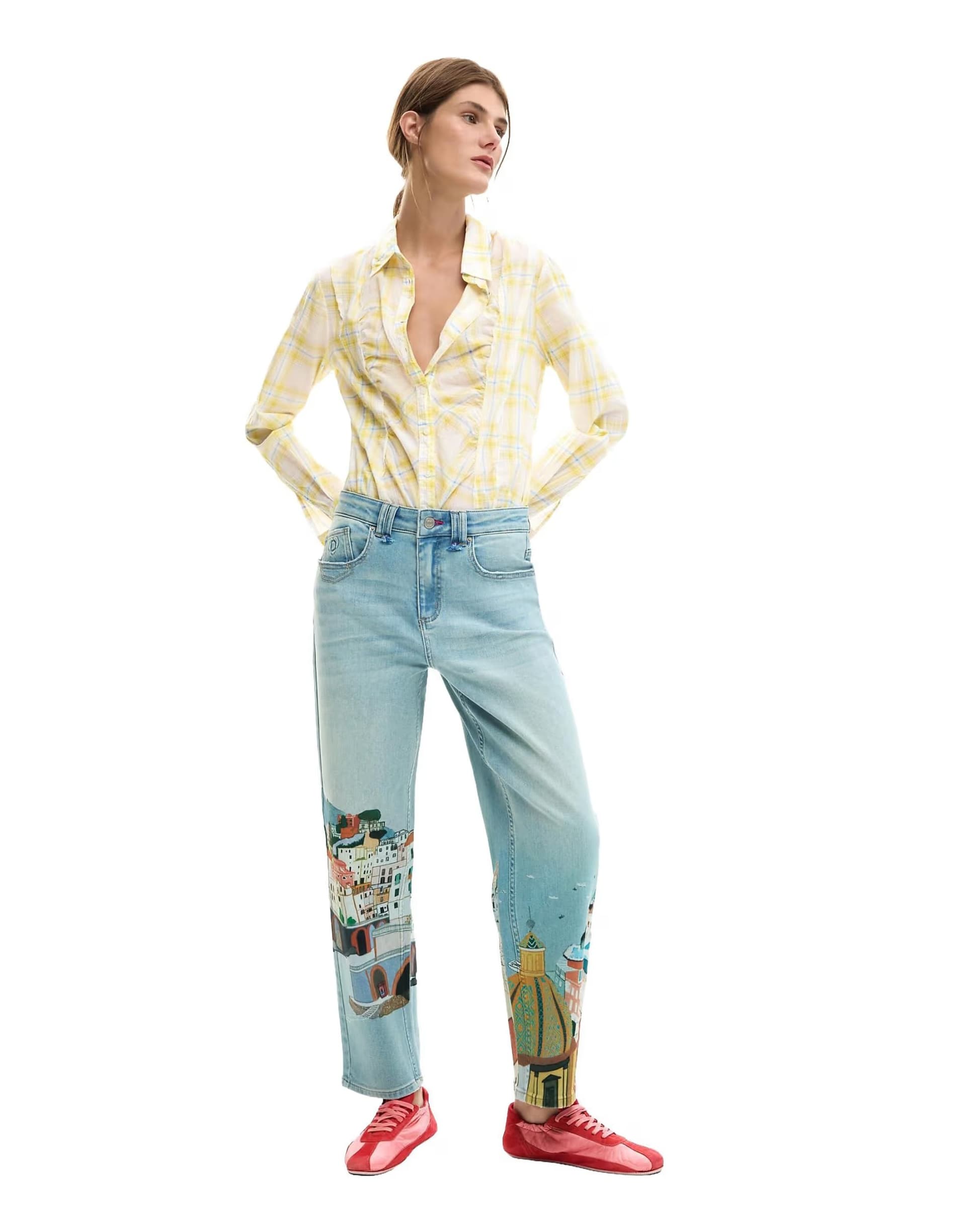 ASOS Desigual Amalfi jeans trousers in blue