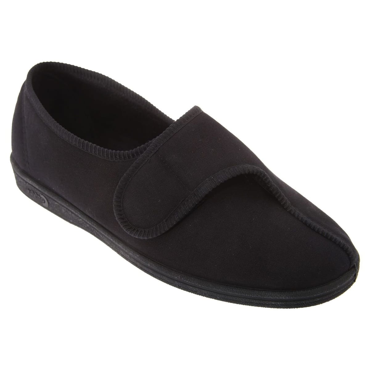 Comfylux Comfylux Men's Bill Water Resistant Slippers in Black - 1