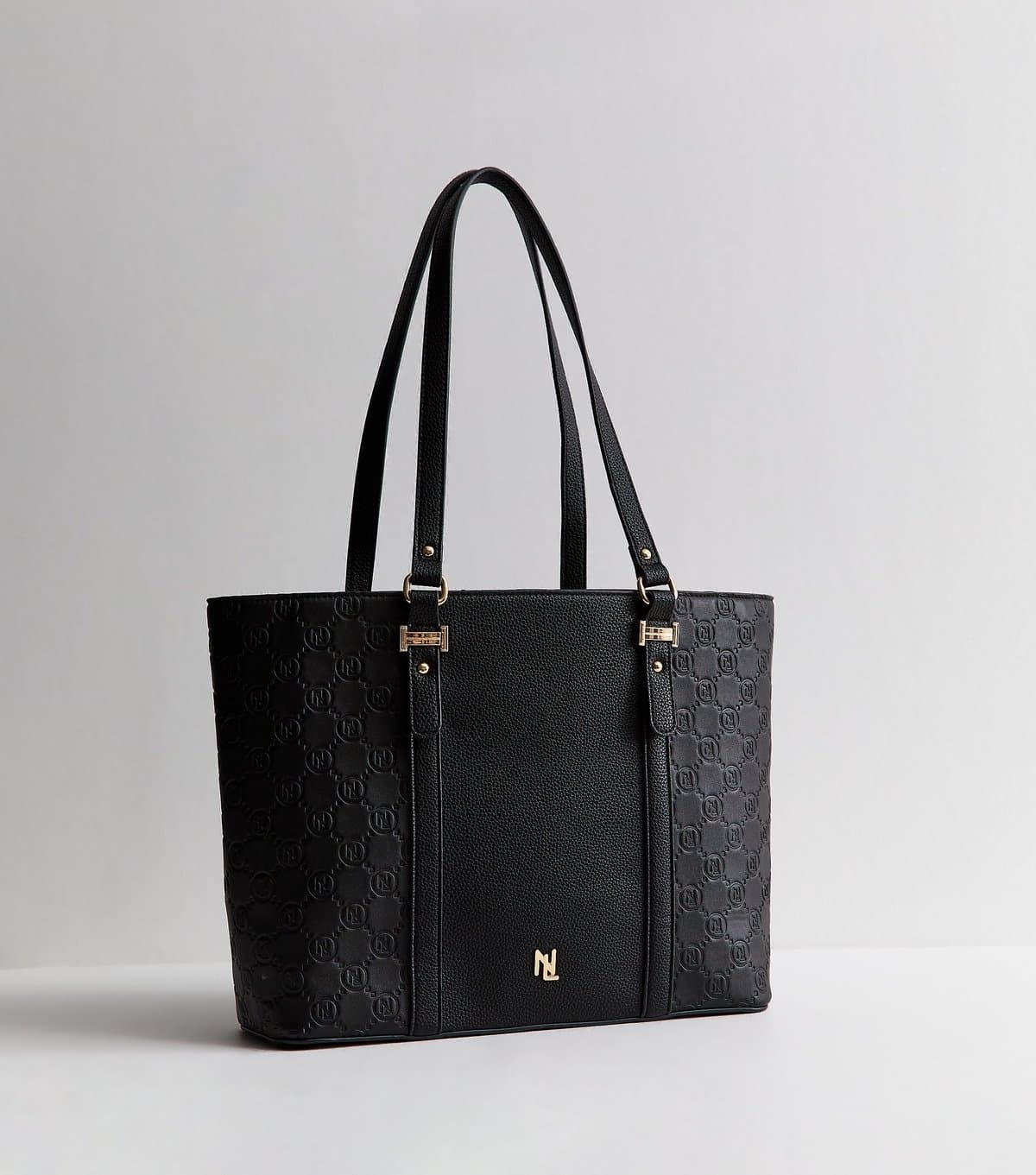 New Look New Look Black Faux Leather Tote Bag