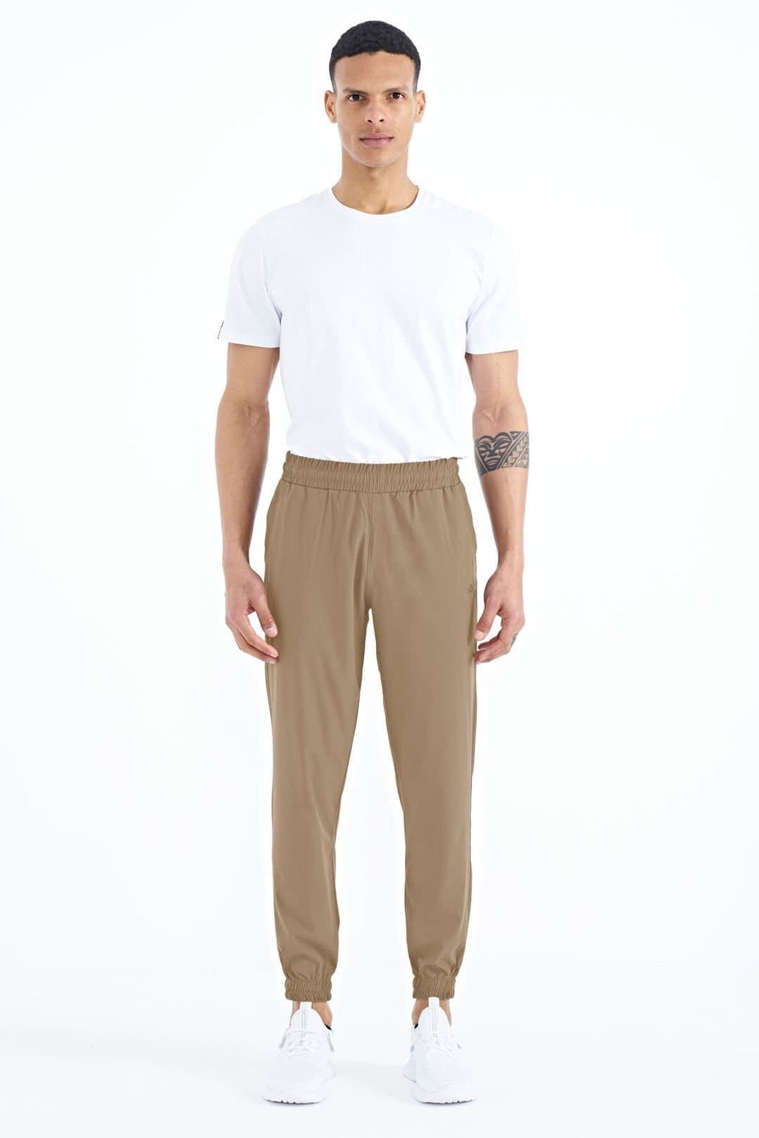 Tommy Life Tommy Life Men's Woven Jogger Sweatpants in Khaki