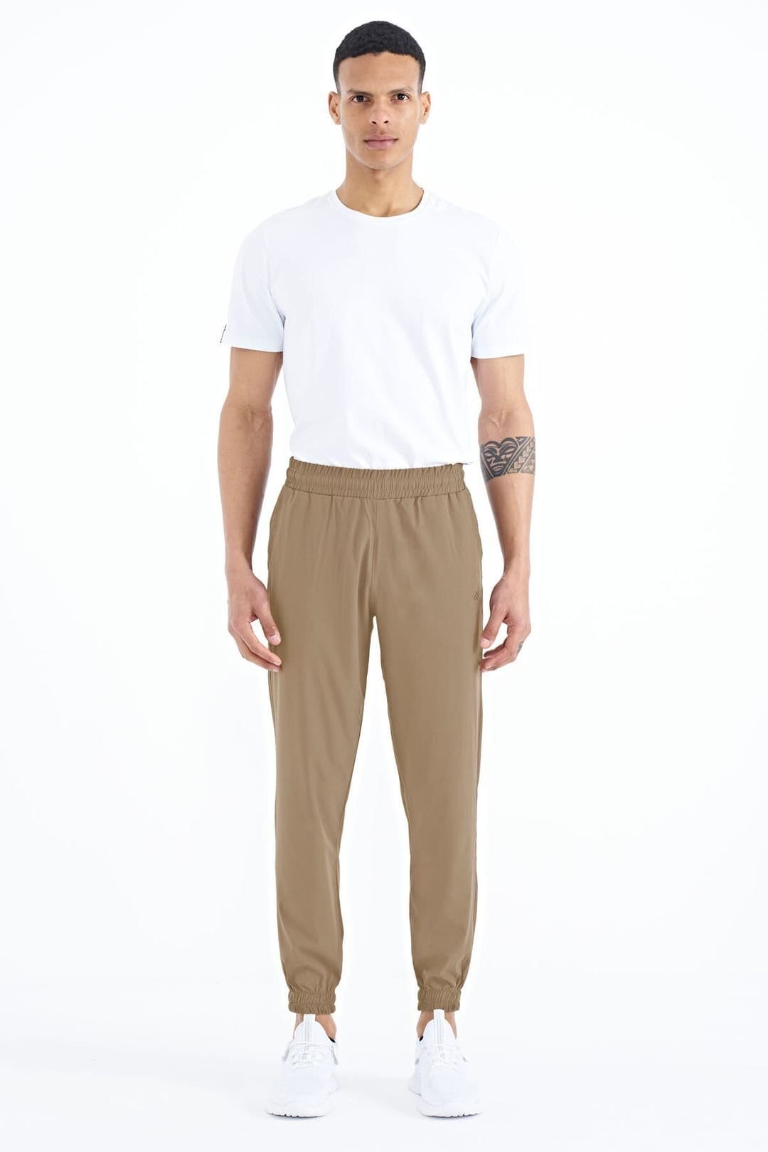 Tommy Life Men's Khaki Jogger Sweatpants