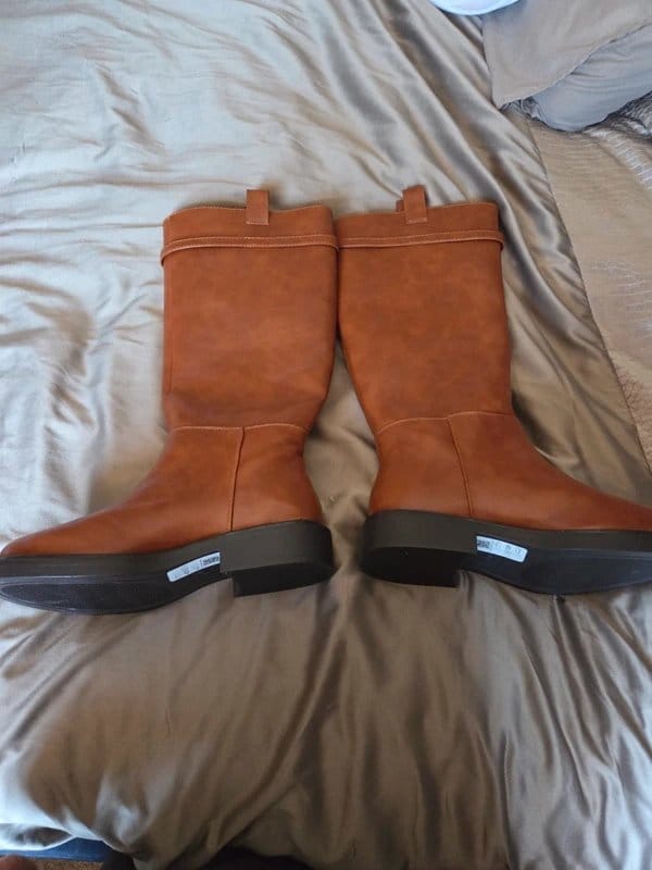 ASOS Knee high tan riding boots - 1