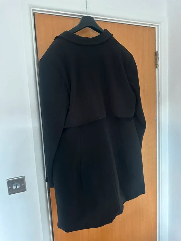 ASOS ASOS luxe structured tailored embellished long sleeve dress - 1