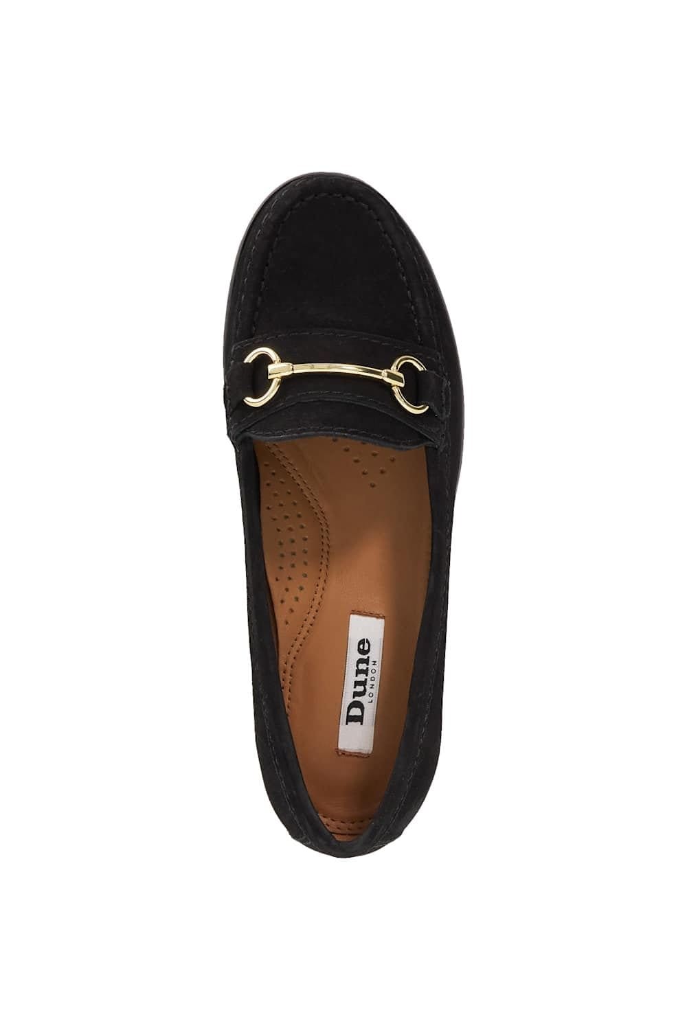 Dune London Dune London Women's Wide Fit 'Glenny' Loafers in Black - 4