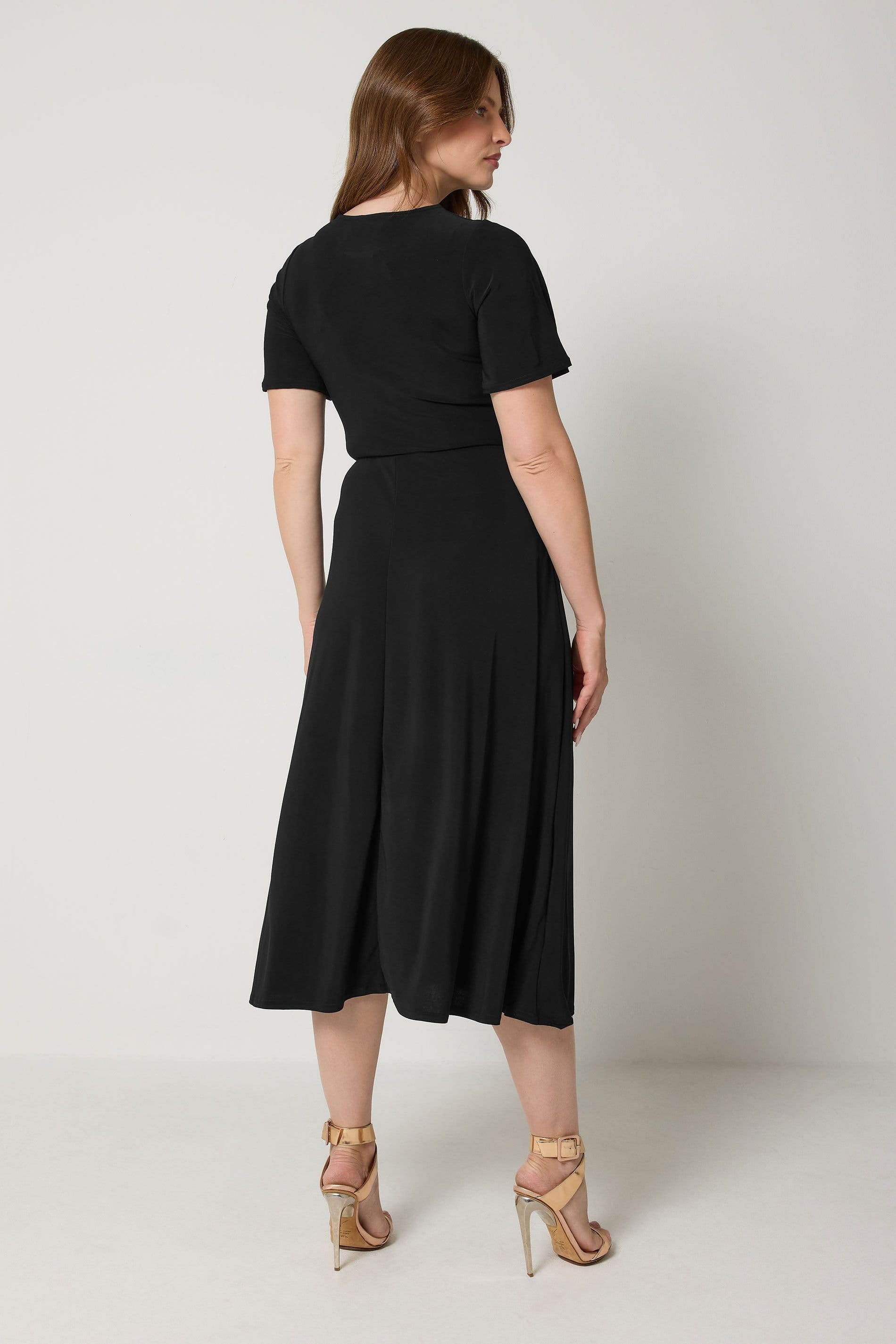 Star By Julien Macdonald Star by Julien Macdonald Women's Metal Belt Midi Dress in Black - 4