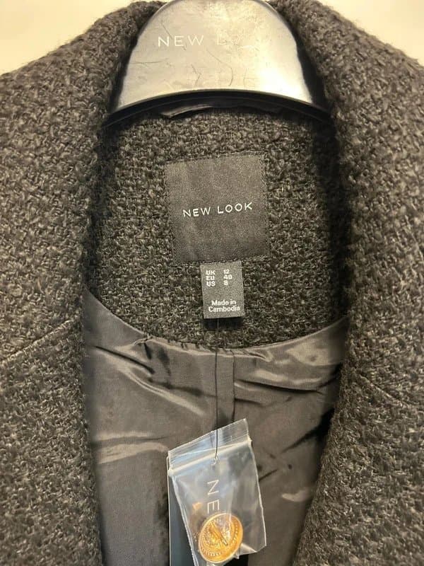 New Look New look beautiful lack jacket size 12